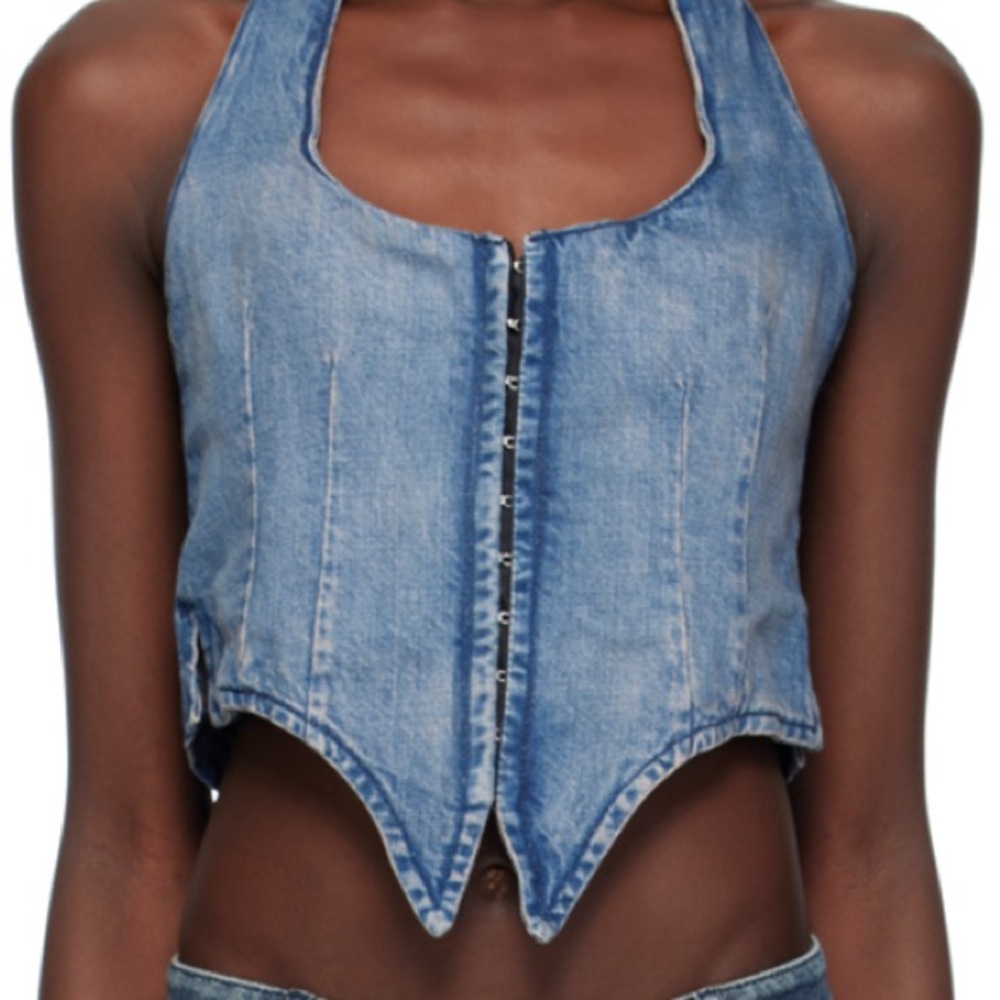 Miaou Dani Denim Corset